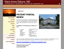 Tablet Screenshot of doctormariedobyns.com